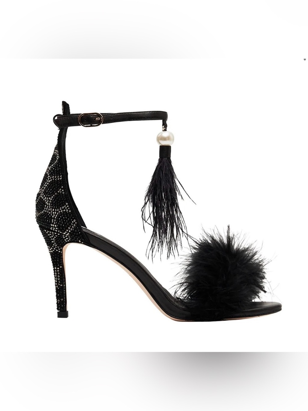 CAMILLA AVA FEATHERED HEEL